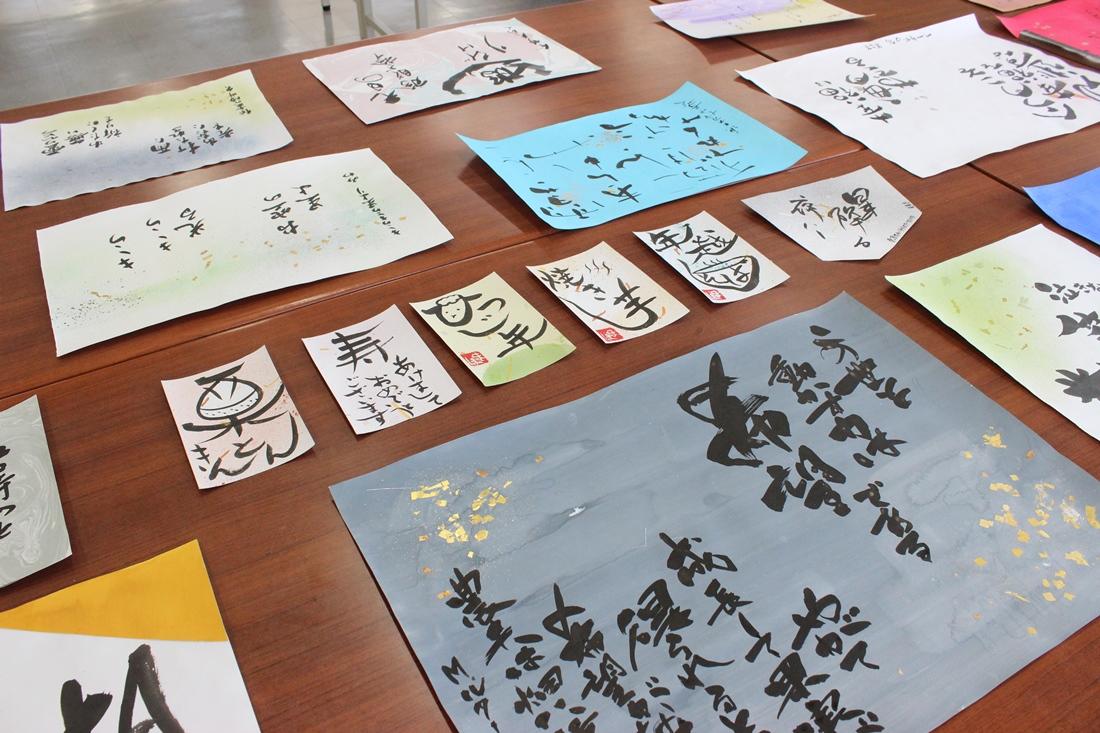 08.在学生作品展示コーナー（書道学科）.JPG