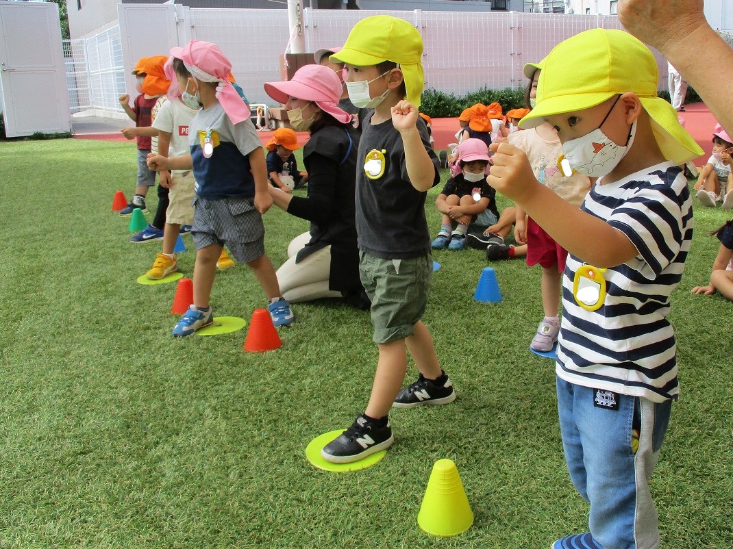 かっこいいポーズ 安田幼稚園