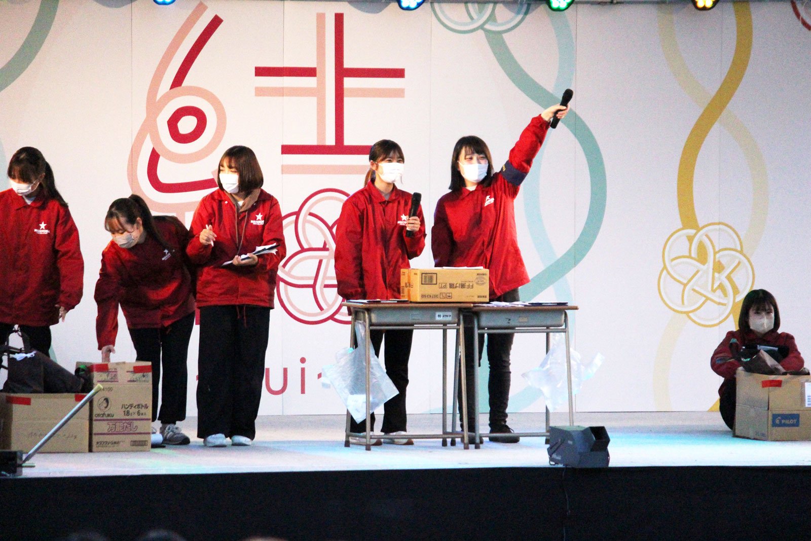 まほろば際当日の様子|安田女子大学造形デザイン学科