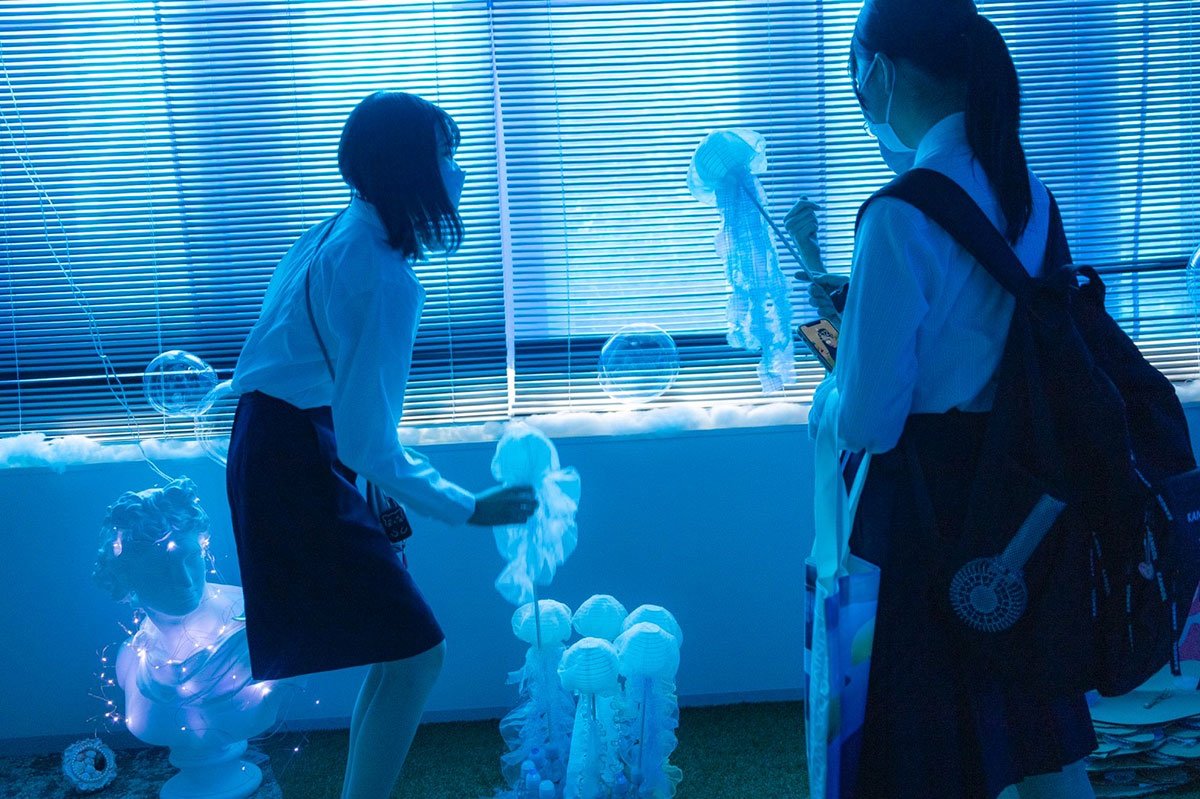 オープンキャンパスでの作品発表|安田女子大学造形デザイン学科