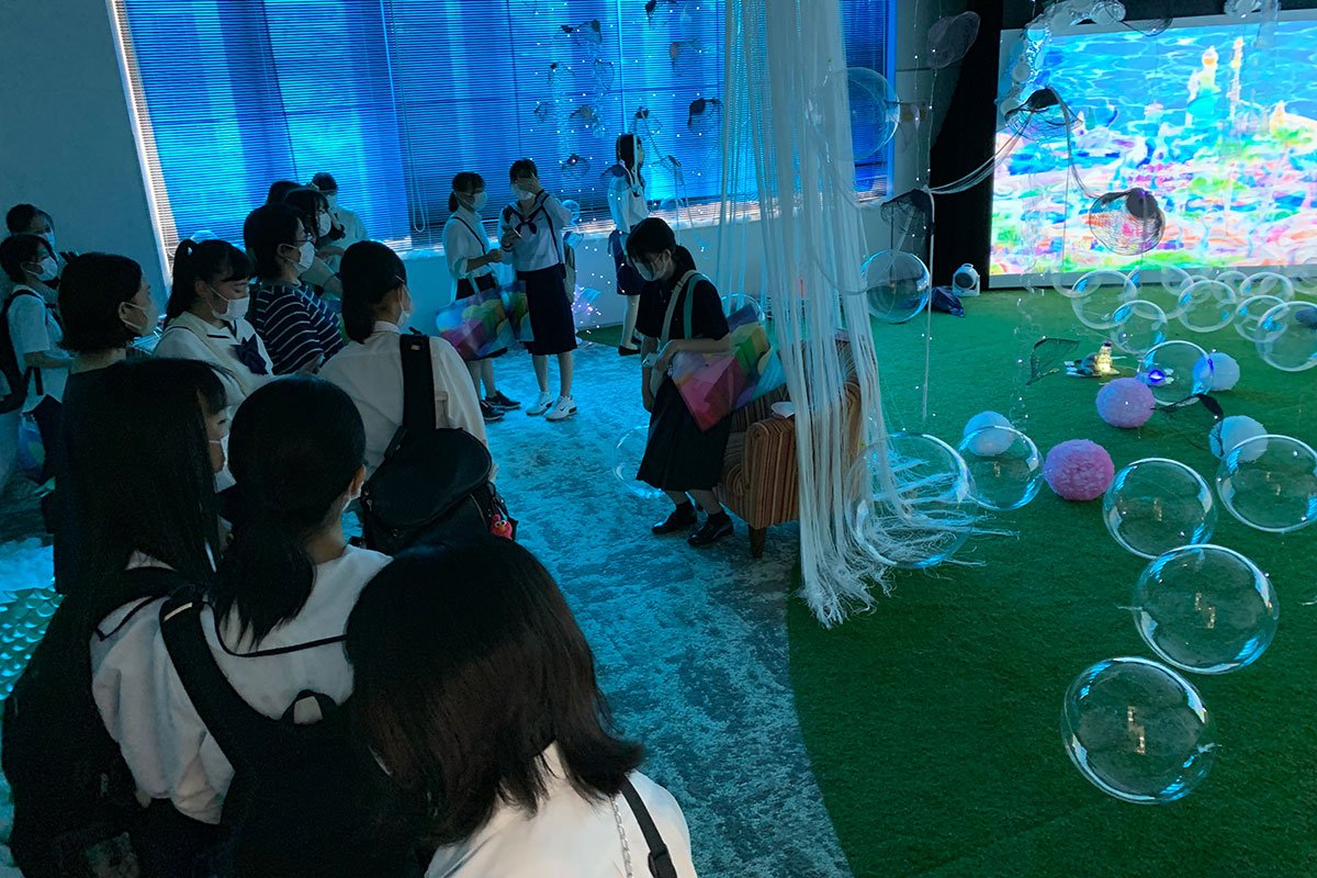 オープンキャンパスでの作品発表|安田女子大学造形デザイン学科