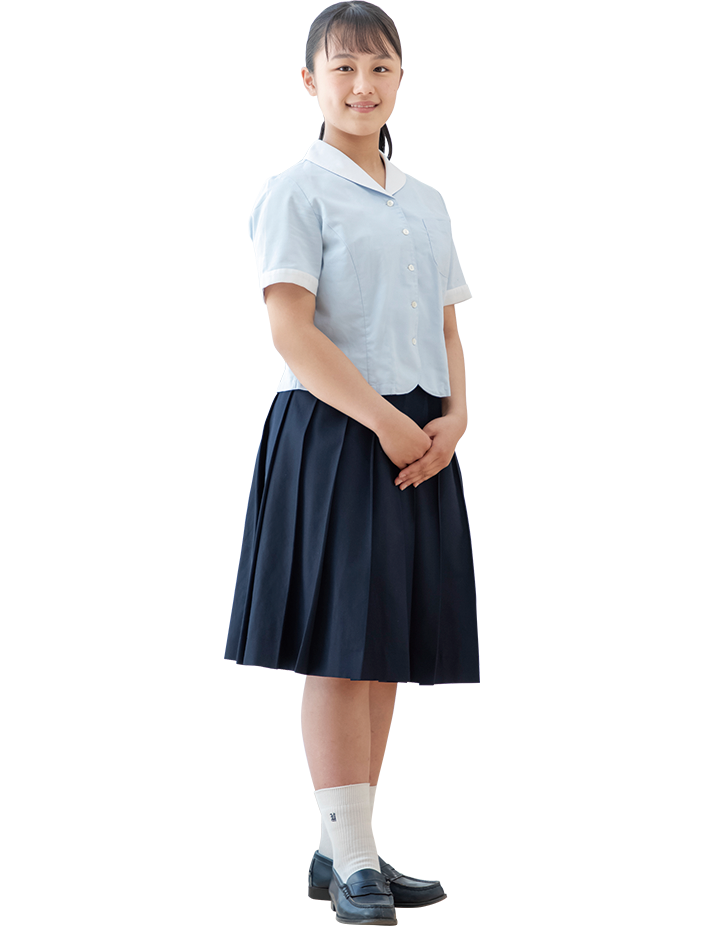 女子中学生  制服 ラコモ